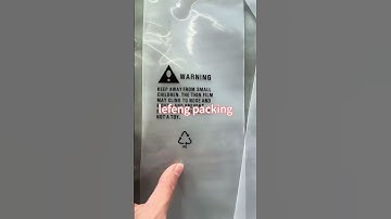 Transparent Suffocation Warning Zipper Bag For Brush Tool Ziplock Bag #packaging #printing