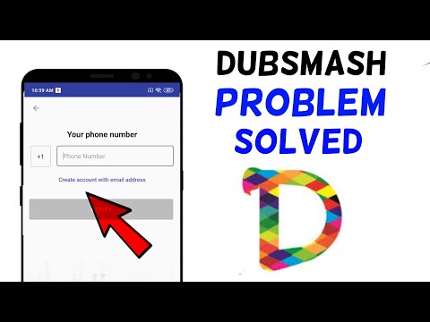 Can't Creat account on Dubsmash app:can't put phone number in dubsmash problem fixed