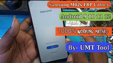Samsung M02s FRP Unlock By UMT || Samsung M02s Google Account Bypass Android 9 10 11 12
