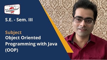 SE- Object Oriented Programming with Java (OOP) - Demo Lecture
