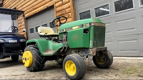 I BOUGHT A JOHN DEERE 318!!
