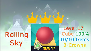 Cube 3-Crown 10/10 Gems | Rolling Sky