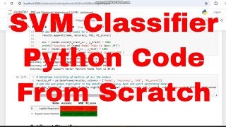 Drug effects detection with SVM classifier Python Code from Scratch  #python #SVM