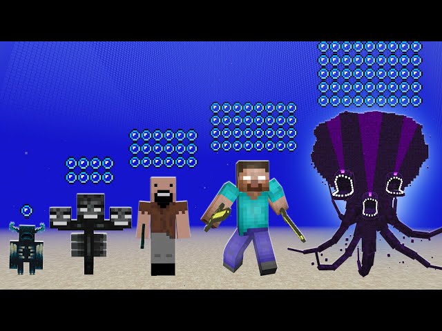 Which all bosses will last longer underwater? All Minecraft Bosses water breathing Comparison (2024) class=