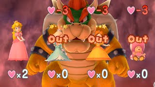 Mario Party 10 - Whimsical Waters - Peach Vs Daisy Vs Rosalina Vs Toadette Bowser Party