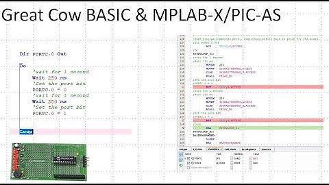 PT18: PIC18FxxQ41 chip Family - MPLAB-X and Great Cow BASIC integration