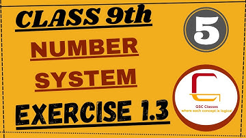 #5 Number System Exercise 1.3 | terminating non terminating