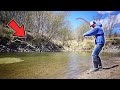 Unexpected RARE Catch In A POLLUTED Creek!!! (EPIC)