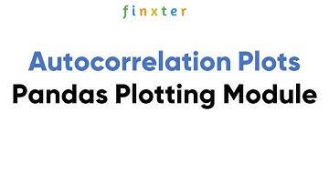 Autocorrelation Plots using Pandas Plotting Module