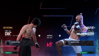 Bruce Lee vs. Conor McGregor Kumite Fight / Stand up only (Simulation on PS5 | UFC 5)