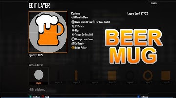 Beer Mug - Black Ops 2 Emblem Tutorial