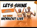 Kukuwa african dance workout live  lets shine 15 mins