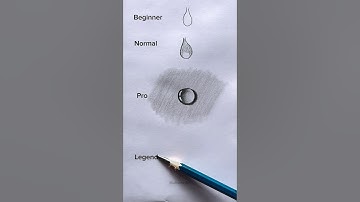 How to draw 3d water drop🤔😱 #shorts #craft #art #drawing #crafts #satisfying