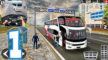 Coach Bus Sim: Bus Games - Gameplay Walkthrough Part 1 , ANDROID, iOS