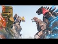 Cherno Alpha &amp; Kiryu Vs MG21 &amp; RPO Mecha Battle - Kaiju Universe