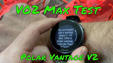 Testing my VO2 Max on the Polar Vantage V2