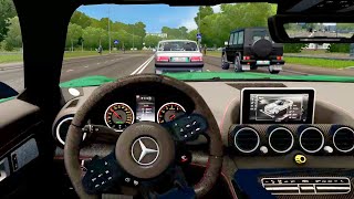 City Car Driving - Mercedes-Benz AMG GTR | Street Racing screenshot 2