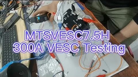 Maytech MTSVESC7 5H VESC 300A 85V Speed Controller Testing before Shipment