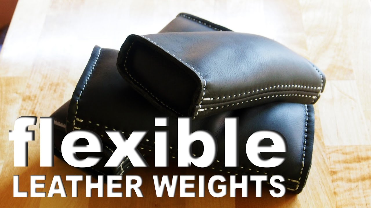Flexible Leather Weights Soft leather shot bags for the shop YouTube