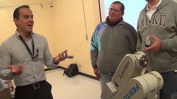 CURSO DE PROGRAMACIÓN Y APLICACIÓN DE LOS ROBOTS INDUSTRIALES FESTO MITSUBISHI RV-2SDB PARTE 3/5