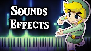 The Legend Of Zelda Phantom Hourglass - Sounds Effects | Piano Tutorial