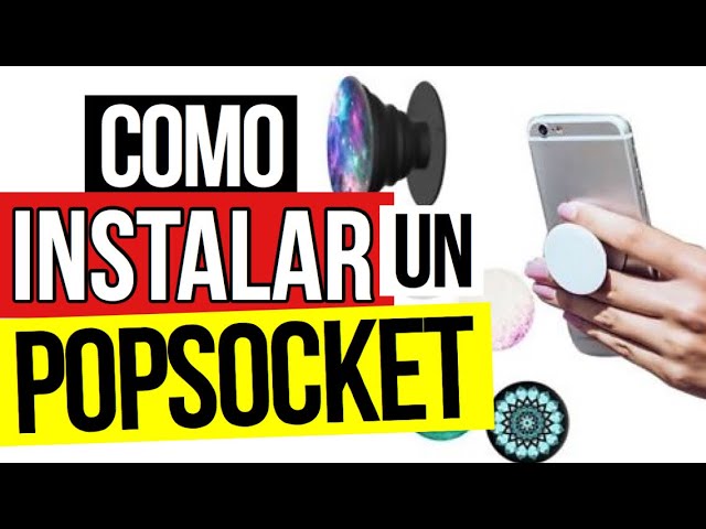 Cómo Instalar Un Popsocket  Como Colocar Popsocket subtítulos en Español 