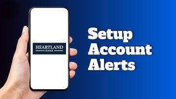 How to Setup Account Alerts in Heartland Bank App