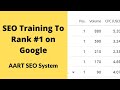 Practical seo course rank 1 using aart seo system complete training