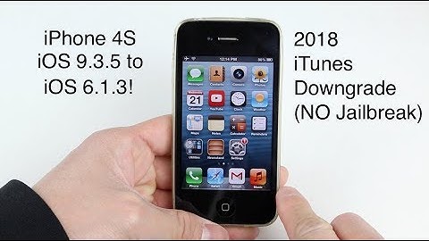 You Can Still Officially Downgrade iPhone 4S to iOS 6.1.3 Without Jailbreaking!