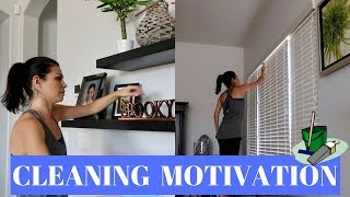 CLEAN WITH ME || SAHM || POWER HOUR CLEANING ROUTINE