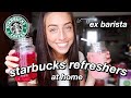 How To Make Starbucks Refreshers at home (revisited): by an ex-barista