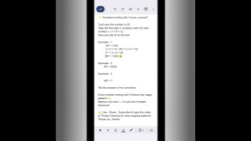 ⚡ “Unbelievable Trick! Numbers Ending with 5 Have a Secret 🤫 | Maths Magic Revealed!”