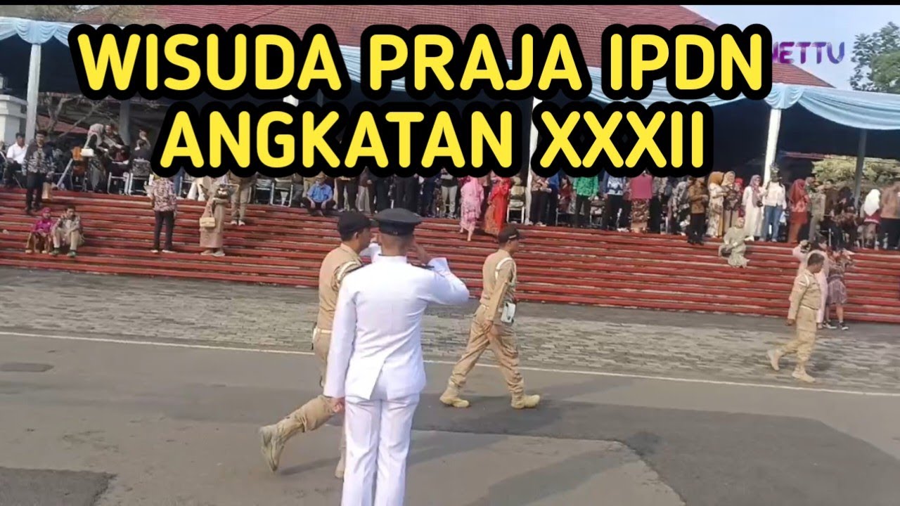 Wisuda praja IPDN angkatan 32 oleh Mendagri Tito Karnavian dipenuhi oleh keluarga wisudawan