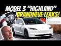 NEUES TESLA MODEL 3 - brandneue LEAKS aufgetaucht! DASHBOARD, FELGEN, MEHR LAUTSPRECHER | EFIEBER