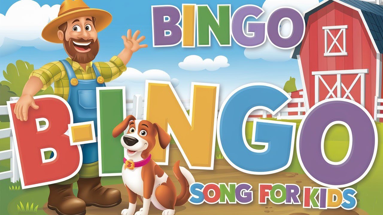 Bingo Song for Kids | Fun Nursery Rhyme | B-I-N-G-O Clap Along | Verse ...
