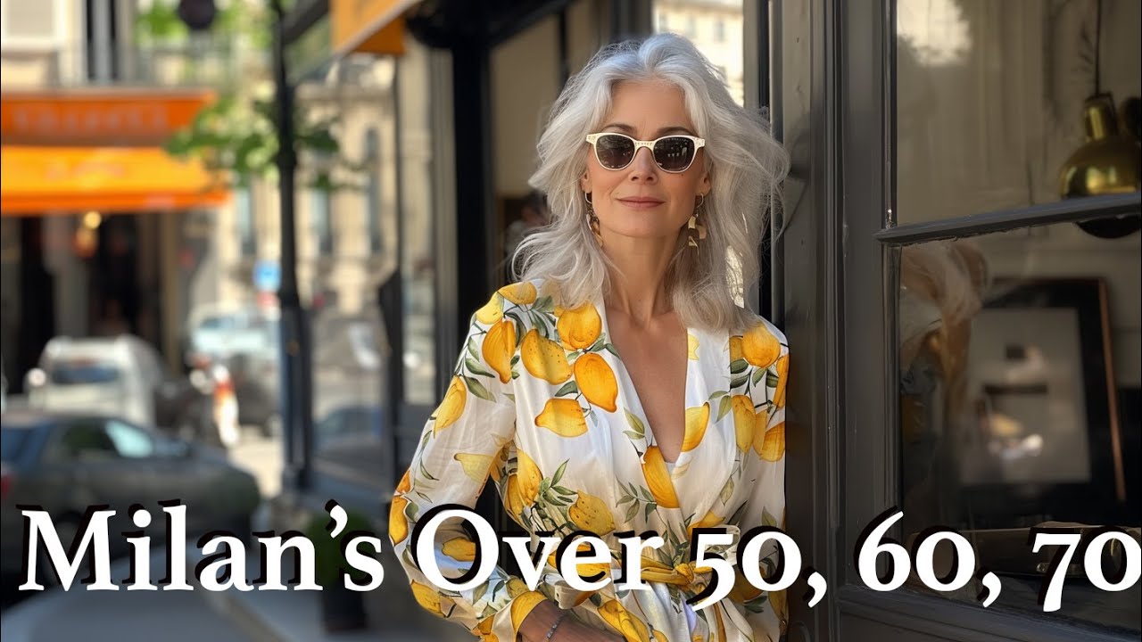 Итальянский уличный стиль. Что носят люди старше 50, 60 и 70 лет в Милане в 2024 году 🇮🇹 ☔✨