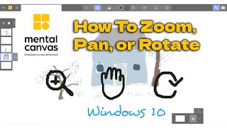 How To Zoom, Pan, and Rotate on Mental Canvas On Windows