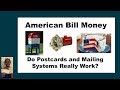 American bill money abm does postcards really work