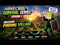 I FOUND A VILLAGE ON DAY 1! 😱 | Minecraft Survival EP.1