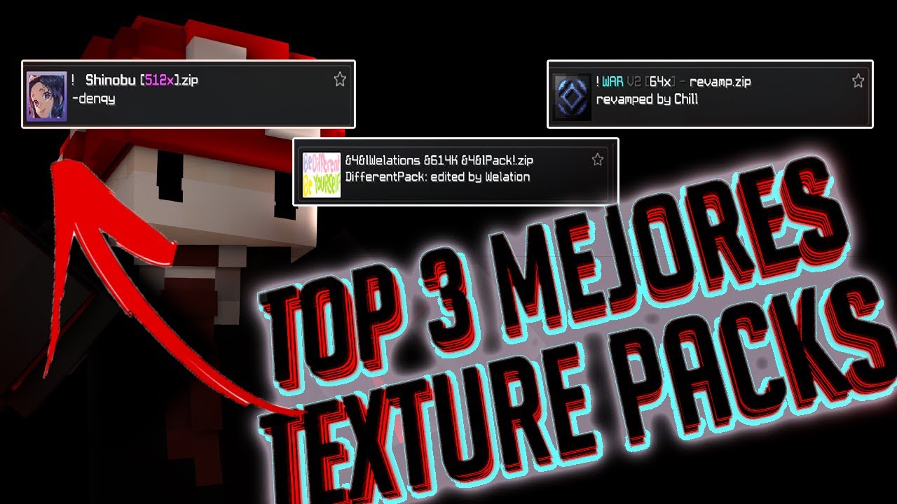TOP 3 MEJORES TEXTURE PACKS PARA MINECRAFT PVP 1.8.9| FINAL UHC ...