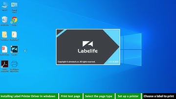 3  Win：Installing Label Printer Driver And Prepare Before Use 650