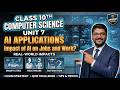 Impact of AI on Jobs and Work? | Class 10 Computer Science 2026 | Activity Solution