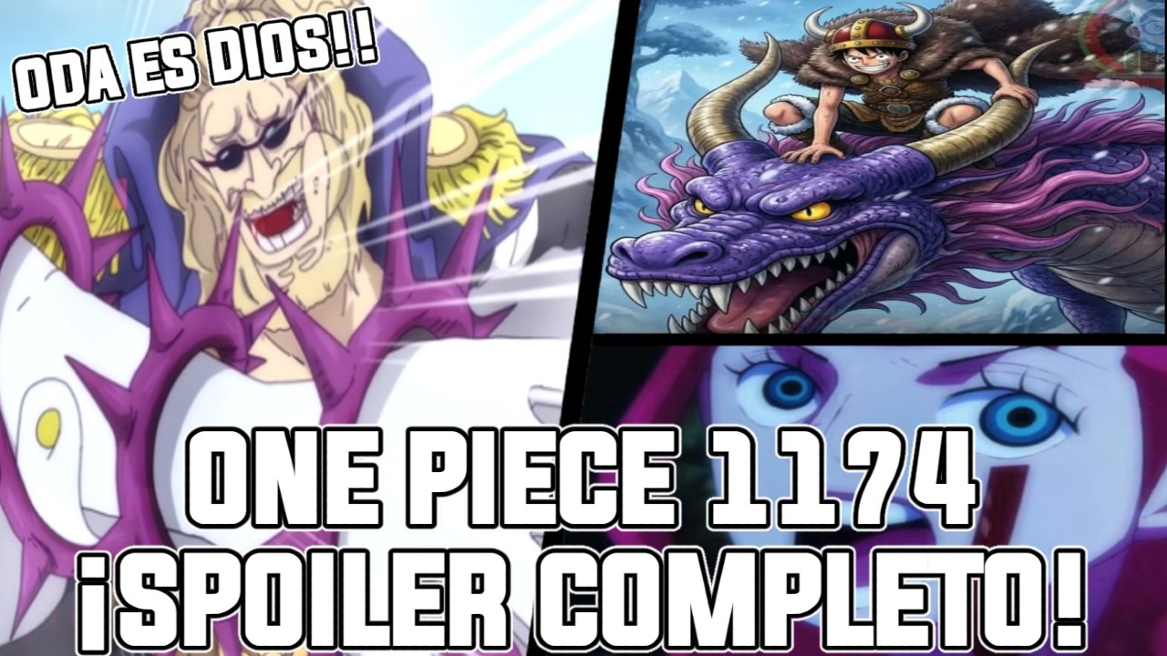 ONE PIECE CAPITULO 1174 (SPOILER COMPLETO) | LOKI SALVA A TODOS | EL PODER DE UN DIOS EN ELBAPH