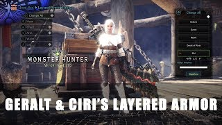 Featured image of post Ciri Layered Armor Set In case you re managing reinforcement from a few sets and look a wreck here s the means by which to get the geralt and ciri layered protection in monster hunter world