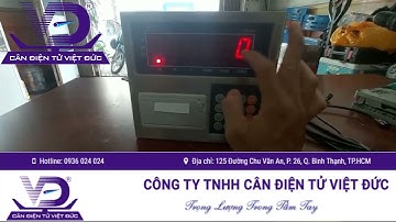 Cách chỉnh cân bàn điện tử td-p1