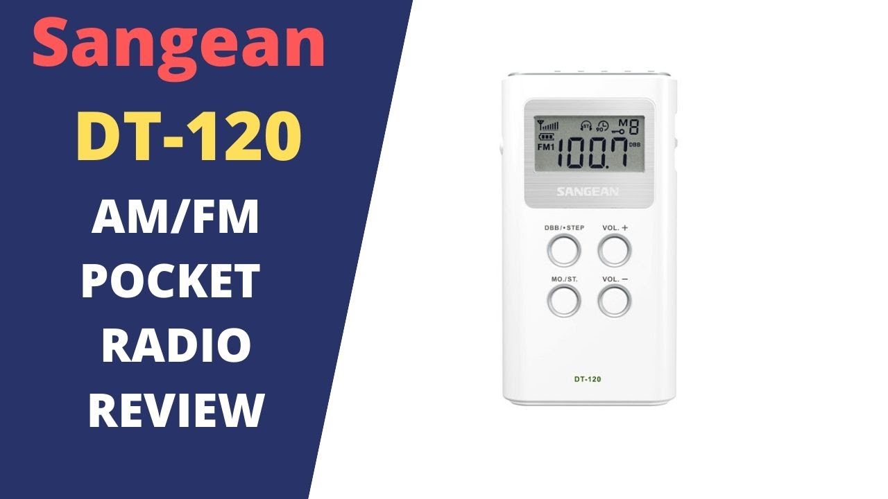 DT-120 Radio de Bolsillo Estéreo AM / FM│SANGEAN Electronics
