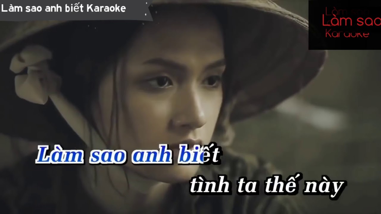 Làm sao Anh biết karaoke - Đàm Vĩnh Hưng beat chuẩn