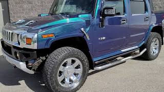 2008 H2 Hummer SUT Ultra Marine Metallic Limited Edition \ RUST FREE TEXAS TRUCK \ ONLY 111,000 KMS