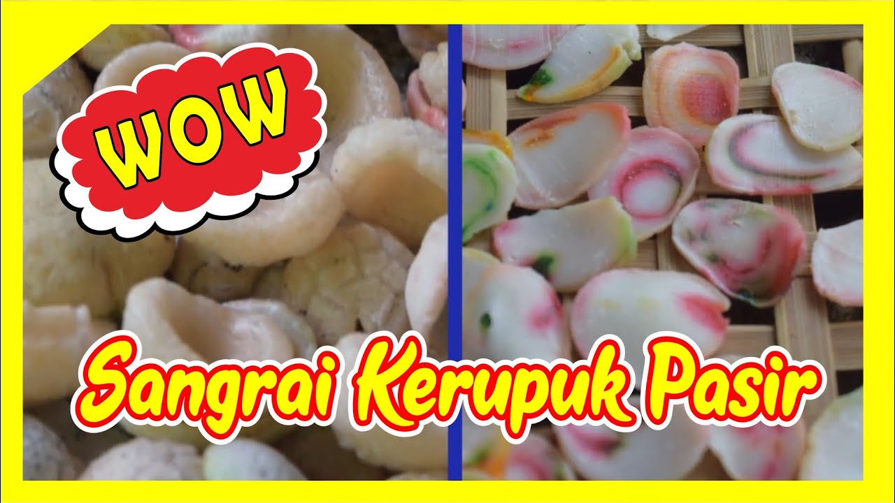 Mesin Goreng Kerupuk Pasir  Sangrai Kerupuk Pasir  YouTube