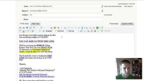 Team Training - How To Effectively Send Broadcast Emails With GetResponse